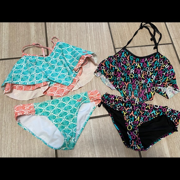 Roxy Other - Roxy girls bikini bundle
